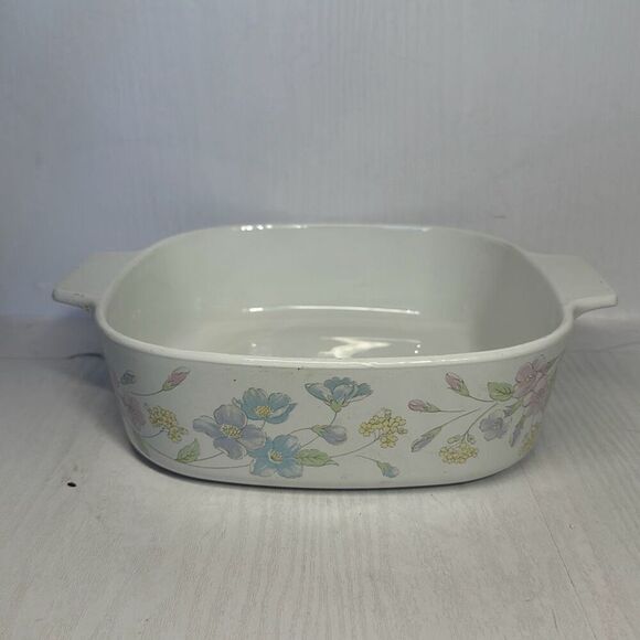 Corningware Other - Corning Ware Spring Bouquet A-2-B 2 Liter Pastel Floral Casserole Dish NO Lid LO